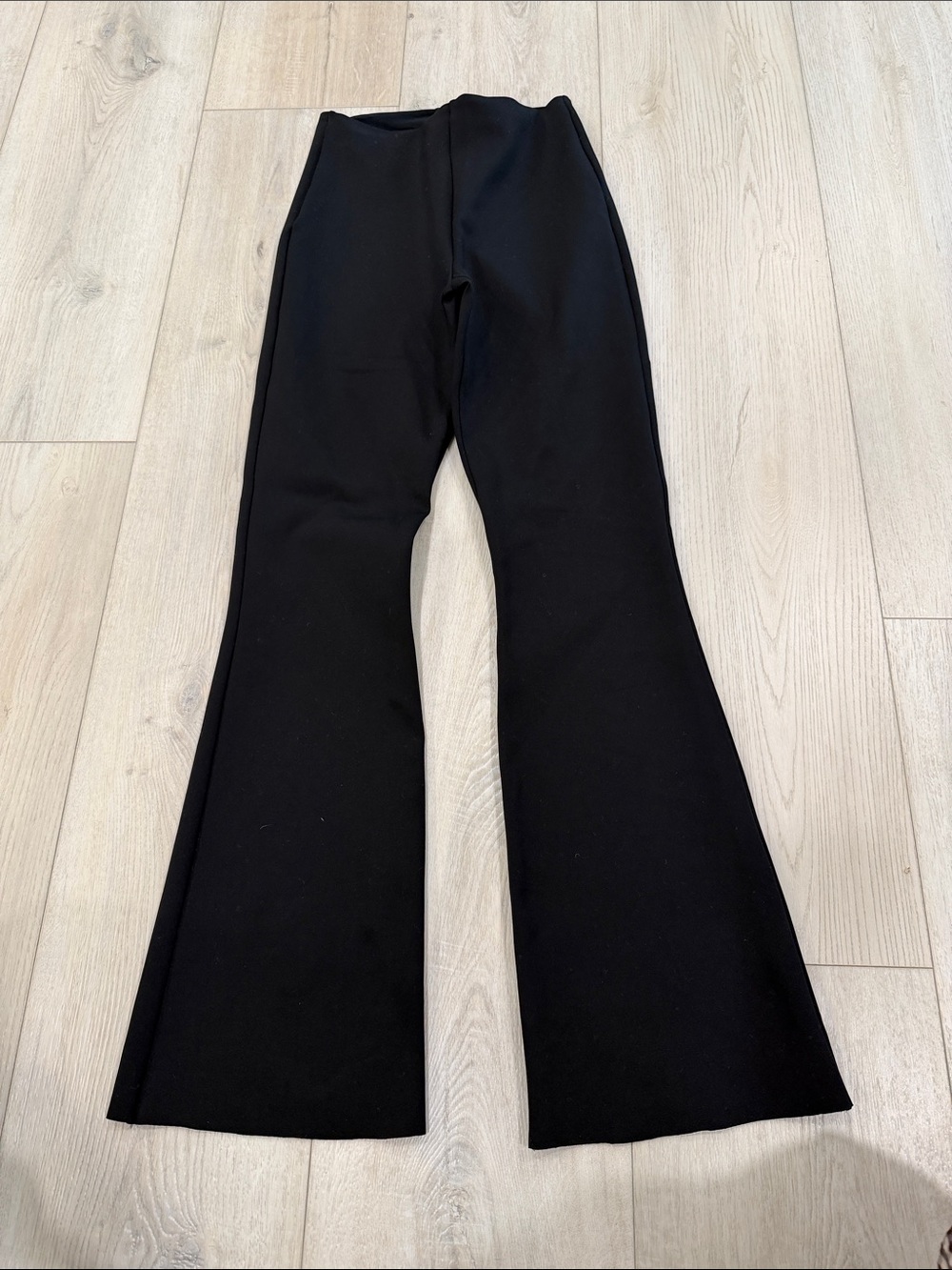 Commando Black High Rise Flare Pants Size L